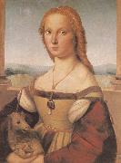 RAFFAELLO Sanzio Portrait of younger woman Spain oil painting artist